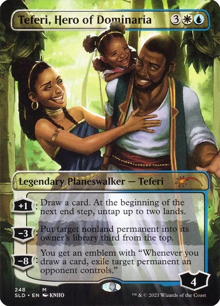 Teferi, Hero of Dominaria, Magic card SLD 248 — Secret Lair Drop set