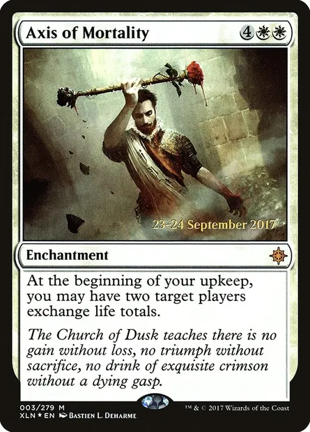 Axis of Mortality, Magic card PXLN 3s — Ixalan Promos set