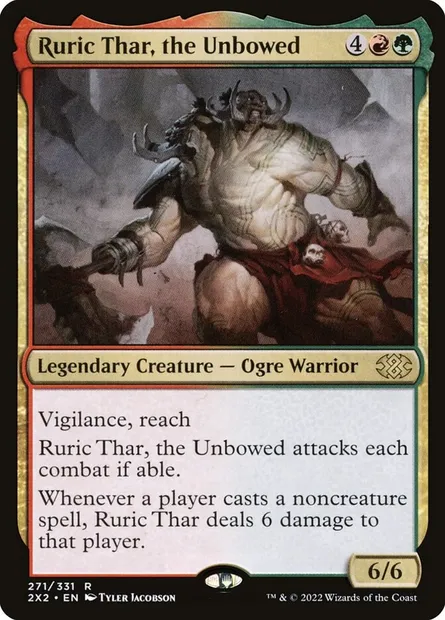 Ruric Thar, the Unbowed, Magic card 2X2 271 — Double Masters 2022 set