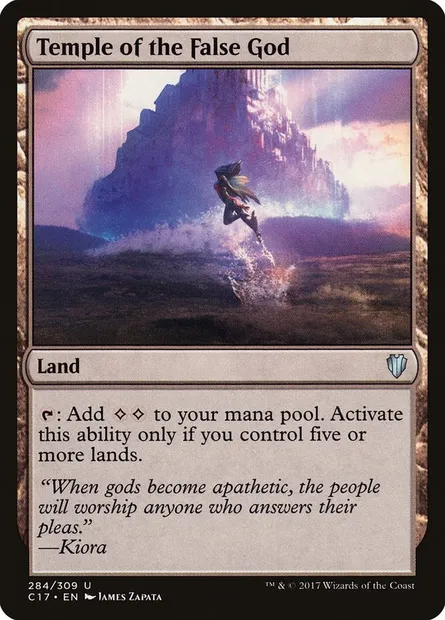 Temple of the False God, Magic card C17 284 — Commander 2017 set