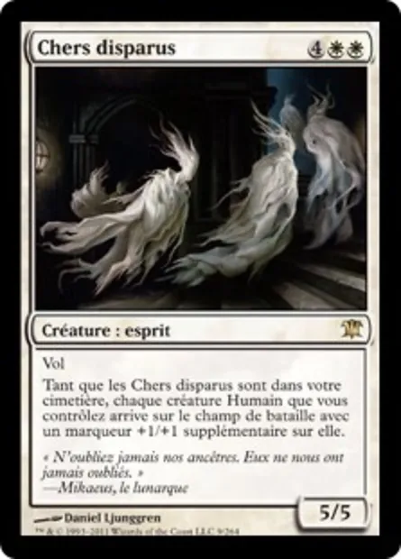 Chers disparus, carte Magic ISD 9 — extension Innistrad