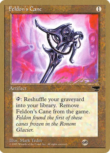 Feldon's Cane, Magic card PTC ll50sb — Pro Tour Collector Set set