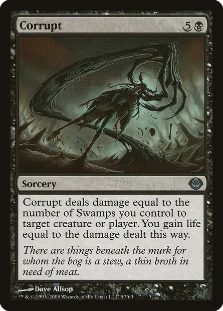 Corrupt, Magic card DDD 57 — Duel Decks: Garruk vs. Liliana set