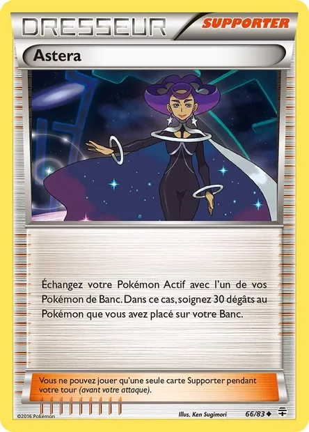Astera, carte Pokémon GEN 66 — extension Générations