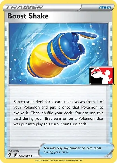 Boost Shake, Pokémon card PPS 142 — Play! Pokémon Prize Pack Series set