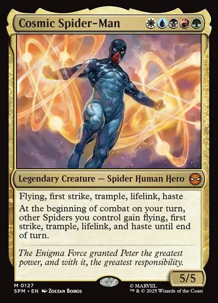 Cosmic Spider-Man, Magic card SPM 127 — Marvel's Spider-Man set