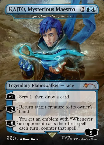 Jace, détisseur de secrets, carte Magic SLD 1590 — extension Secret Lair Drop
