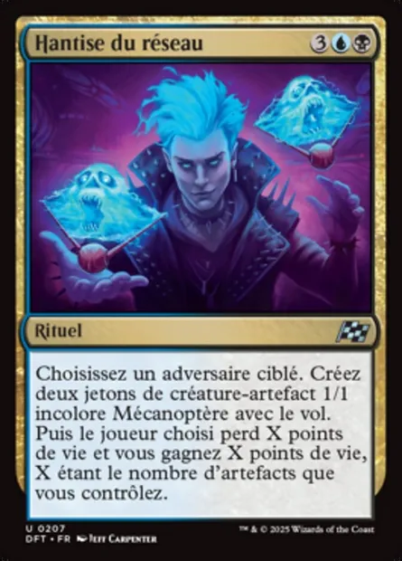 Hantise du réseau, carte Magic DFT 207 — extension Aetherdrift