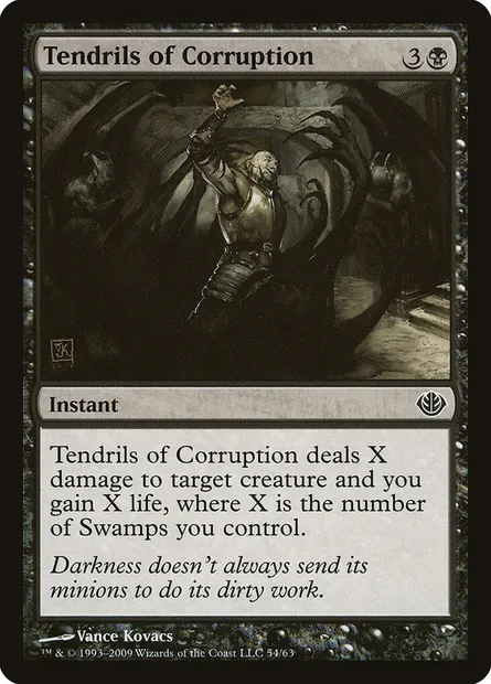 Vrilles de corruption, carte Magic DDD 54 — extension Duel Decks: Garruk vs. Liliana