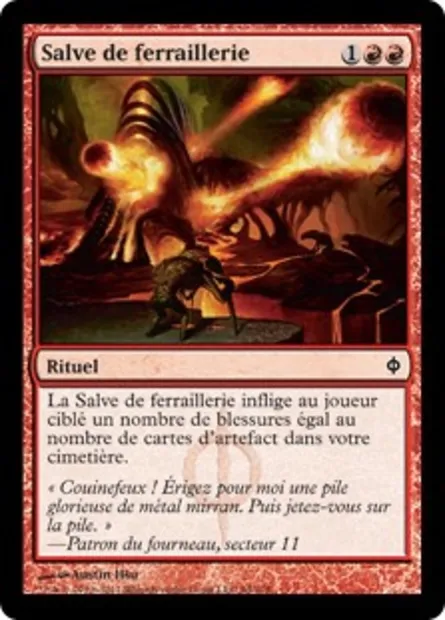 Salve de ferraillerie, carte Magic NPH 94 — extension La Nouvelle Phyrexia