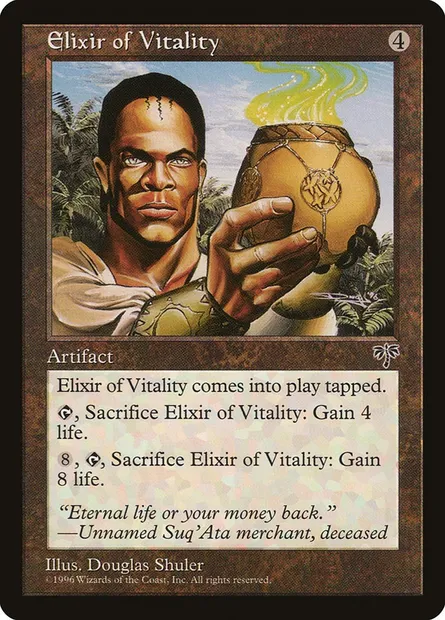 Elixir of Vitality, Magic card MIR 300 — Mirage set