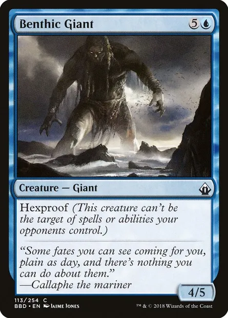 Benthic Giant, Magic card BBD 113 — Battlebond set