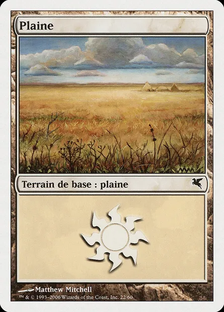 Plains, Magic card PSAL G22 — Salvat 2005 set