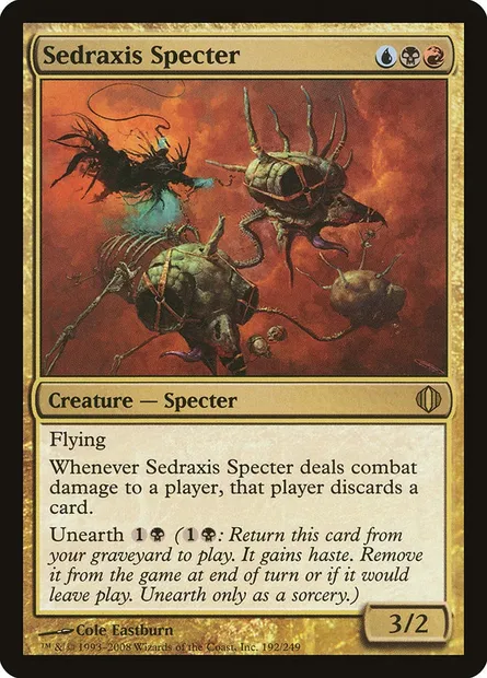 Sedraxis Specter, Magic card ALA 192 — Shards of Alara set