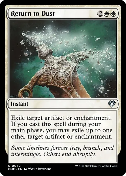 Return to Dust, Magic card CMM 52 — Commander Masters set