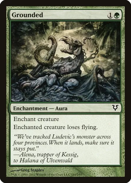 Grounded, Magic card AVR 181 — Avacyn Restored set