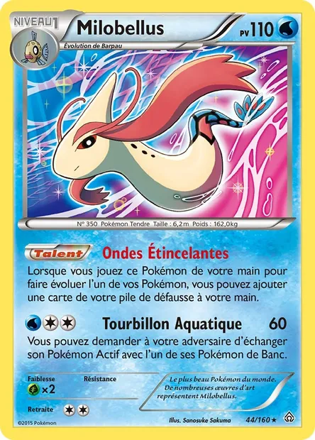 Milobellus, carte Pokémon PRC 44 — extension Primo-Choc
