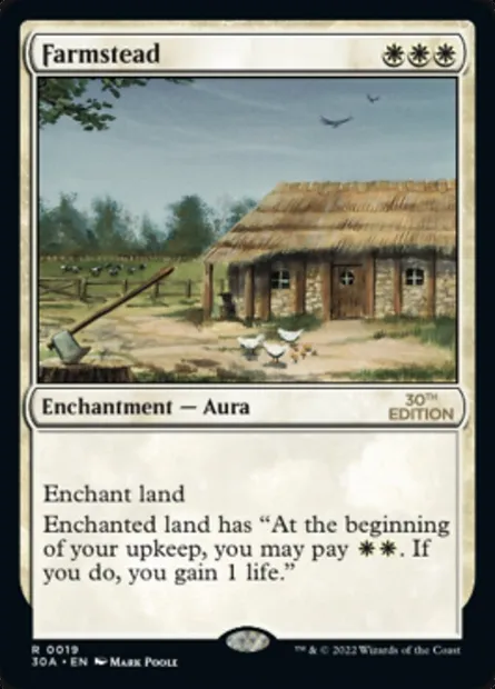 Farmstead, Magic card 30A 19 — 30th Anniversary Edition set
