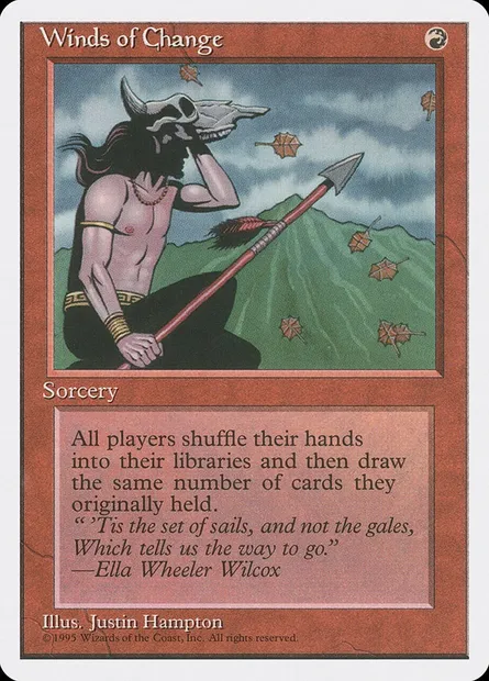 Winds of Change, Magic card 4ED 232 — Fourth Edition set