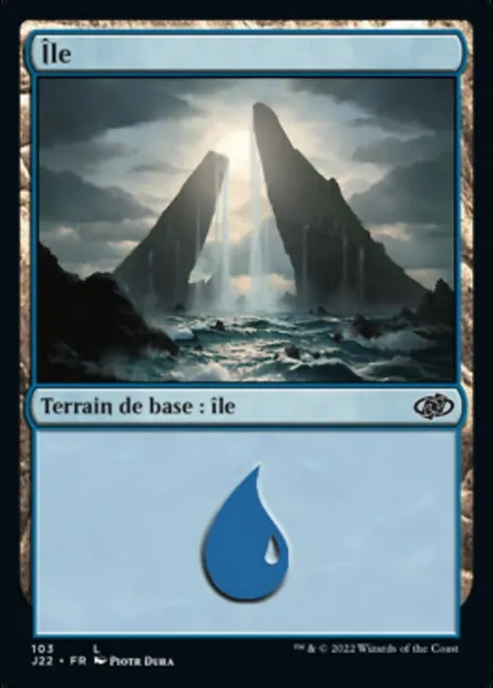 Île, carte Magic J22 103 — extension Jumpstart 2022