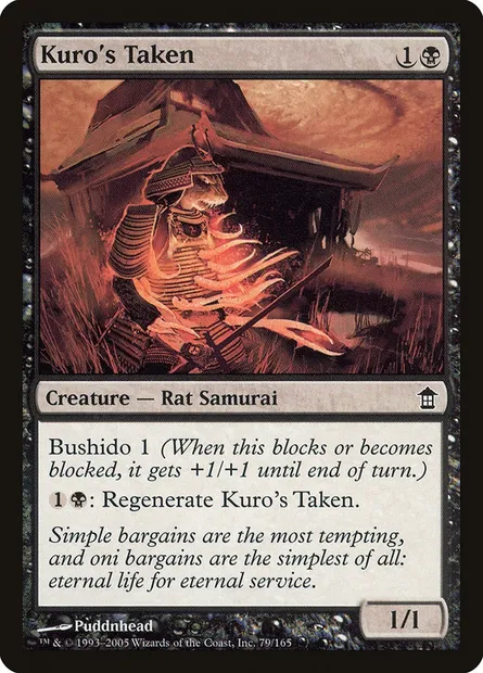 Kuro's Taken, Magic card SOK 79 — Saviors of Kamigawa set