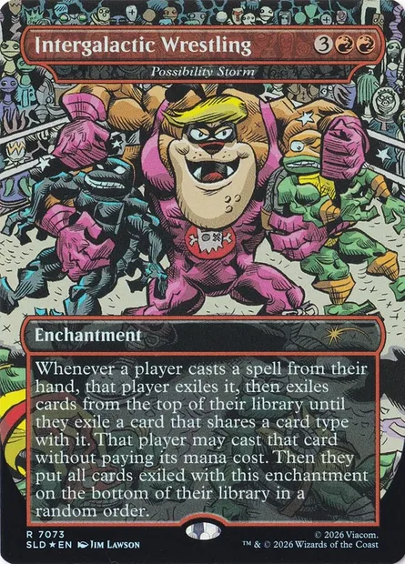Orage de probabilités, carte Magic SLD 7073 — extension Secret Lair Drop