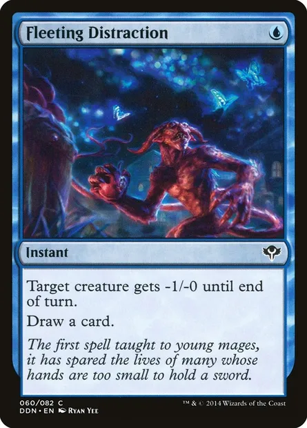 Fleeting Distraction, Magic card DDN 60 — Duel Decks: Speed vs. Cunning set