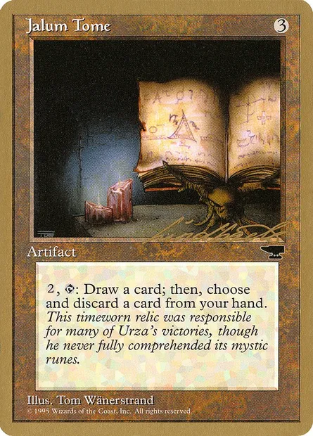 Jalum Tome, Magic card PTC ll54 — Pro Tour Collector Set set