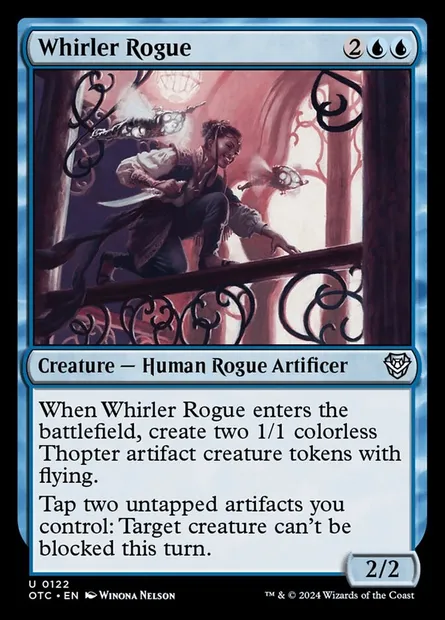 Whirler Rogue, Magic card OTC 122 — Outlaws of Thunder Junction Commander set