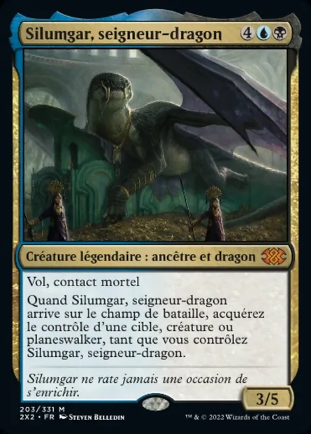 Silumgar, seigneur-dragon, carte Magic 2X2 203 — extension Double Masters 2022