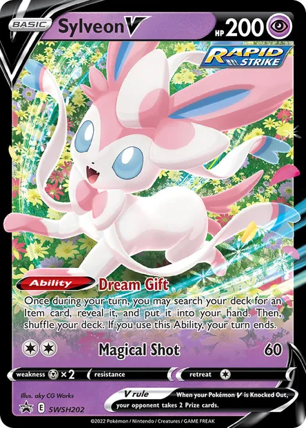 Sylveon V, Pokémon card SWSH 202 — SWSH Black Star Promos set