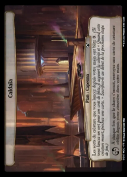 Caldaïa, carte Magic MOC 47 — extension March of the Machine Commander