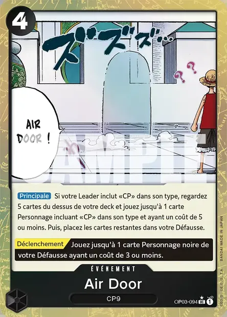 Air Door, carte One Piece OP03-094 — extension PILLARS OF STRENGTH