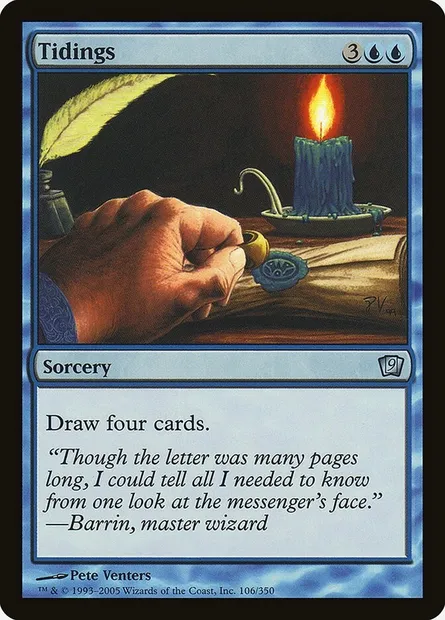 Nouvelles, carte Magic 9ED 106★ — extension Neuvième Edition