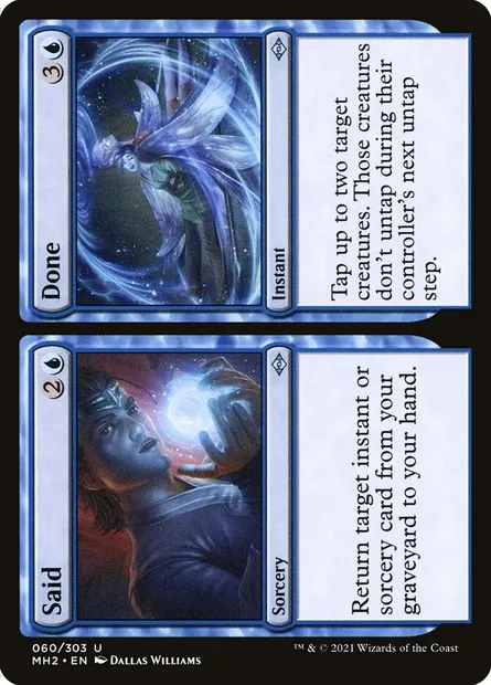 Said // Done, Magic card MH2 60 — Modern Horizons 2 set