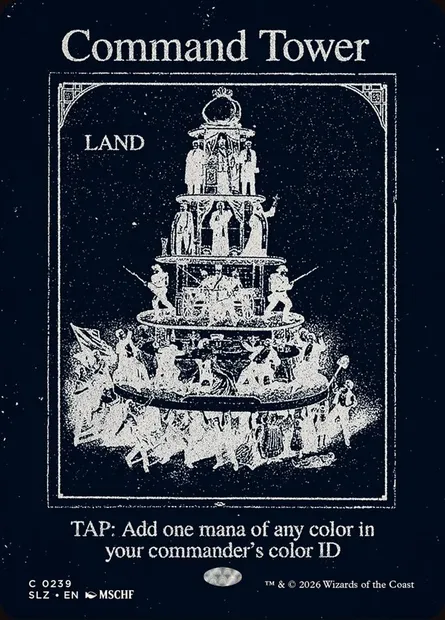 Tour de commandement, carte Magic SLZ 239 — extension The Zeta Set
