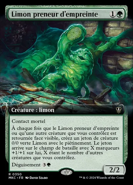 Limon preneur d'empreinte, carte Magic MKC 350 — extension Murders at Karlov Manor Commander