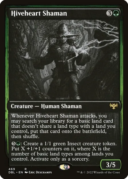 Hiveheart Shaman, Magic card DBL 469 — Innistrad: Double Feature set