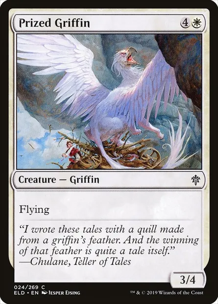 Prized Griffin, Magic card ELD 24 — Throne of Eldraine set