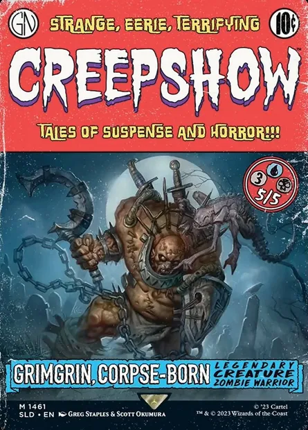 Grimgrin, Corpse-Born // Grimgrin, Corpse-Born, carte Magic SLD 1461 — extension Secret Lair Drop