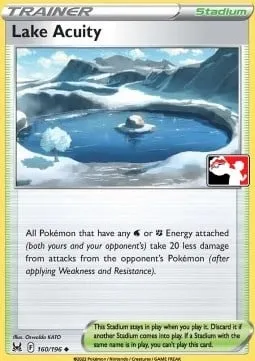 Lake Acuity, Pokémon card PPS 160-2 — Play! Pokémon Prize Pack Series set