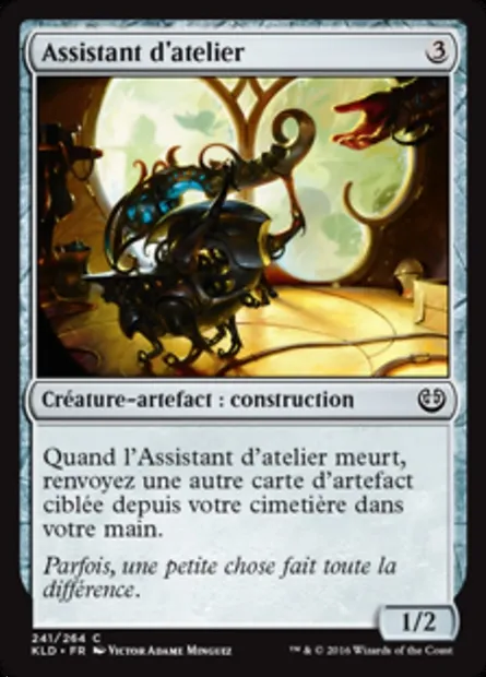 Assistant d'atelier, carte Magic KLD 241 — extension Kaladesh