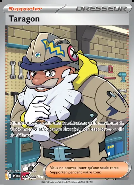 Taragon, carte Pokémon POR 116 — extension Équilibre Parfait