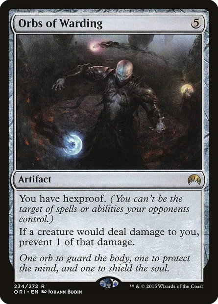 Orbs of Warding, Magic card ORI 234 — Magic Origins set