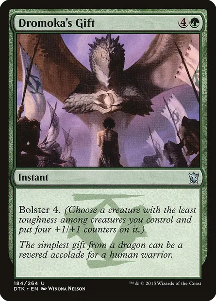 Dromoka's Gift, Magic card DTK 184 — Dragons of Tarkir set