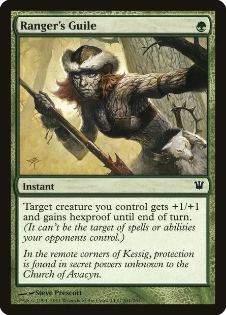 Ranger's Guile, Magic card ISD 201 — Innistrad set