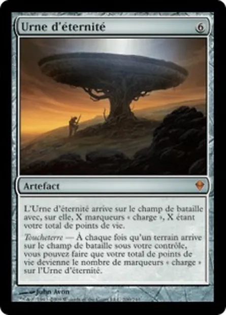 Urne d'éternité, carte Magic ZEN 200 — extension Zendikar