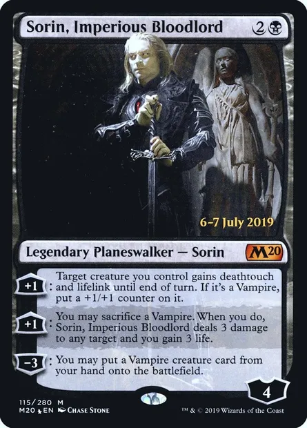 Sorin, Imperious Bloodlord, Magic card PM20 115s — Core Set 2020 Promos set