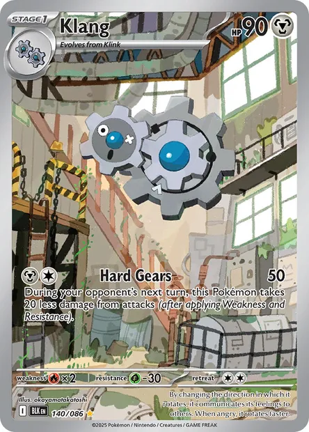 Klang, Pokémon card BLK 140 — Black Bolt set