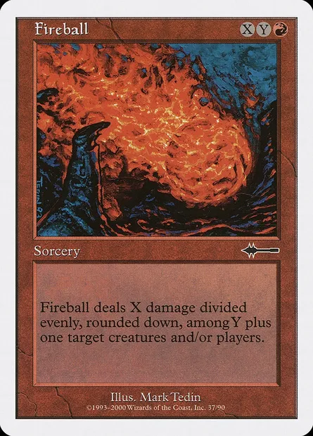 Fireball, Magic card BTD 37 — Beatdown Box Set set